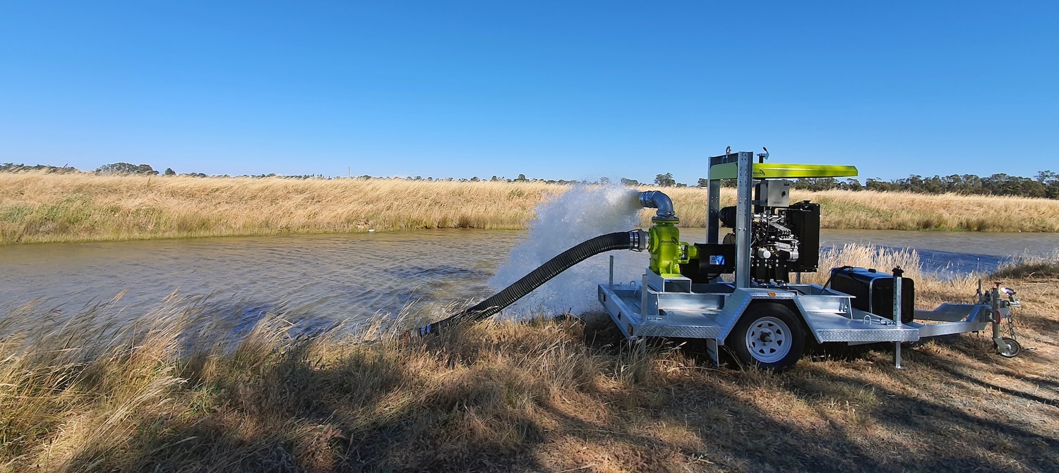 Agriculture & Irrigation Trailer Pumpset