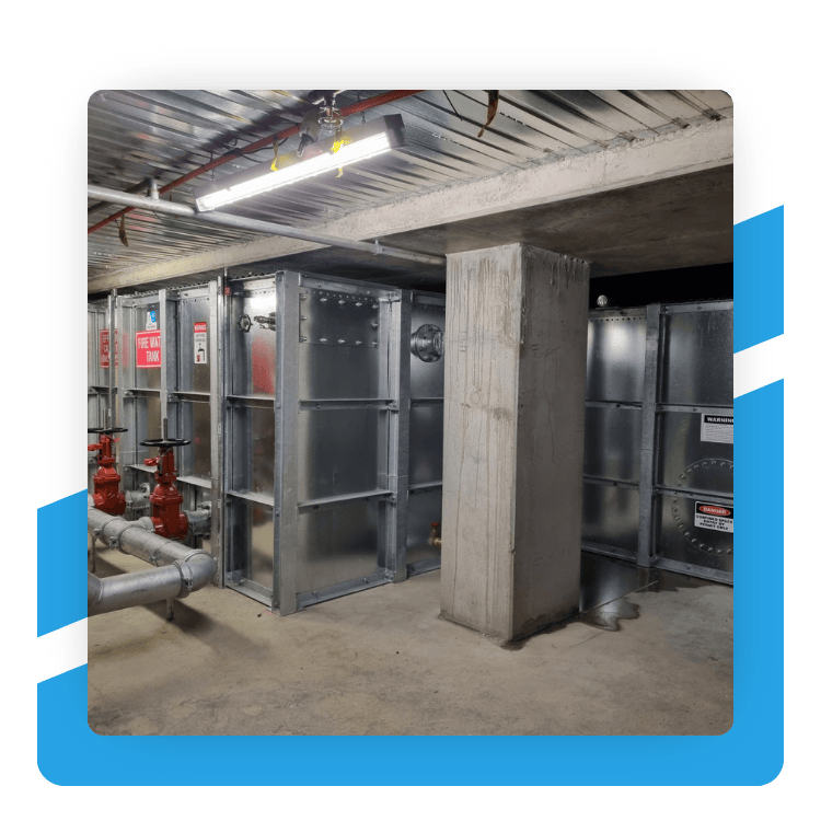 Custom Fire Water Storage Tank