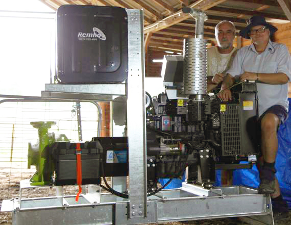 Irrigation and Water Transfer at New Gokula Farm