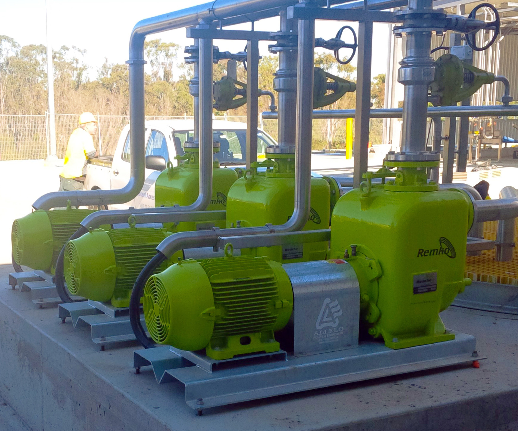 Remko Trade Waste Pumps for Dairy Manufacturing Facilities