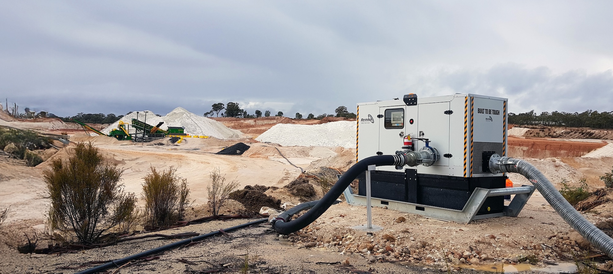 Quarry Sand Wash Diesel Pump Solution